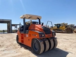 Used Hamm Compactor in yard